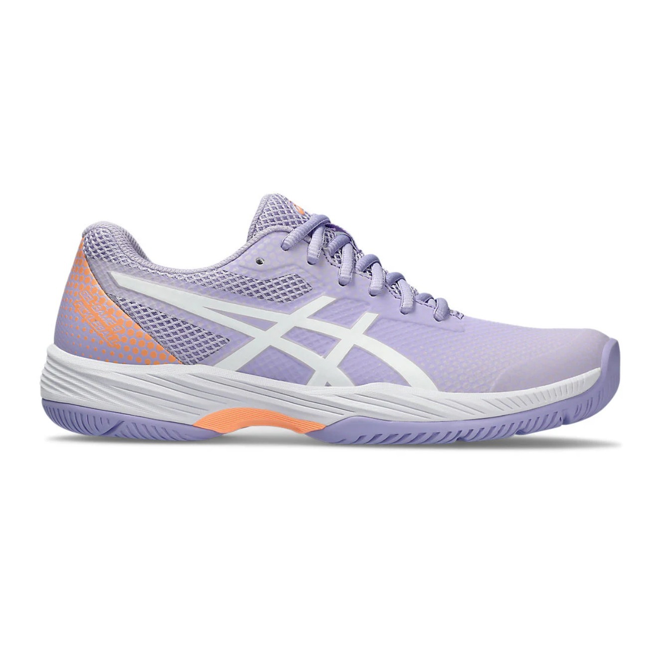 Asics (Women's 10.5 B) Gel-Game 9 Pickleball Shoes In Violet Light/White